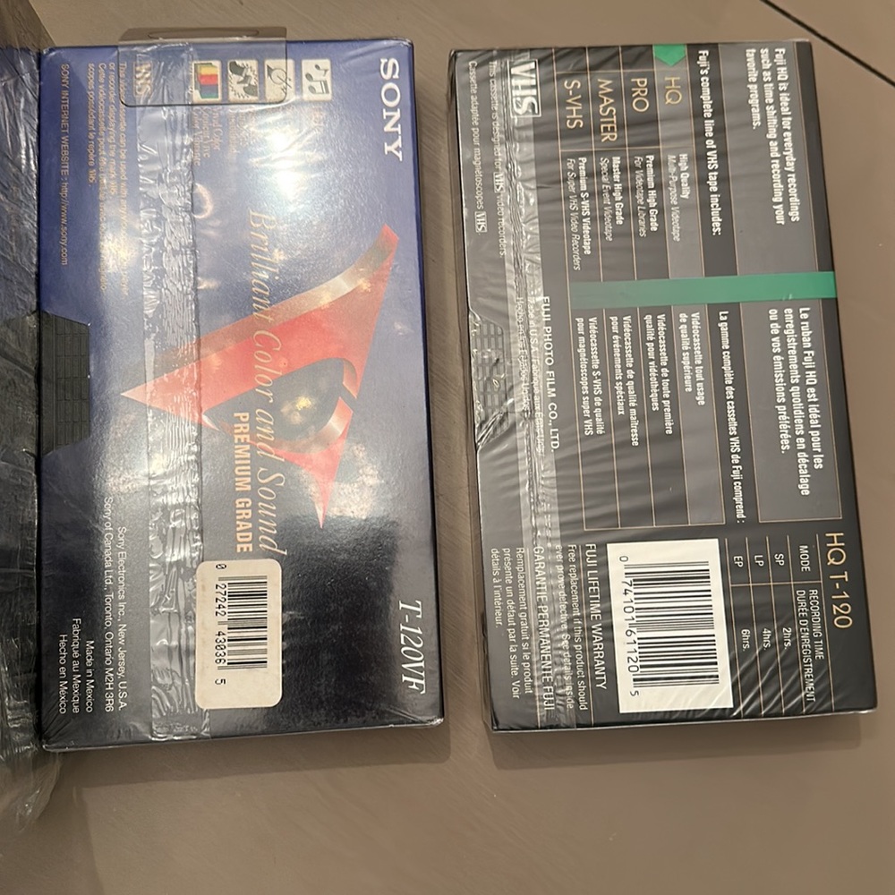 10 blank VHS TAPES - Picture 3 of 4